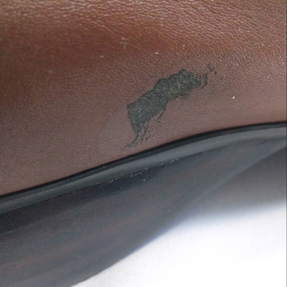 NWT Vintage Enzo Angiolini 'Leigh' Brown Genuine Leather Loafers Size 6 - Picture 7 of 16